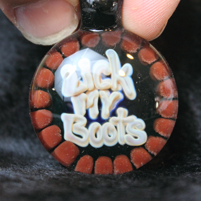 kinky glass pendant